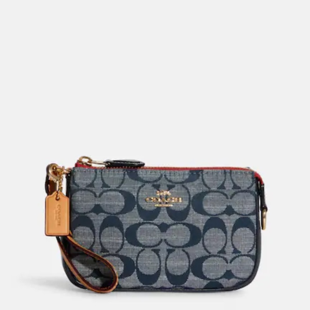 SOLD- Coach Denim/Leather Handbag NWT